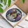 Smiling Tricolor Shetland Sheepdog Lavender Meadow - Home Decor Gift for Dog Lover Stained Glass Suncatcher - 3