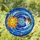 Feminine Sun Male Moon Faces Cosmic Sky Stars Planets - Home Decor Gift Stained Glass Suncatcher - 1