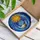 Feminine Sun Male Moon Faces Cosmic Sky Stars Planets - Home Decor Gift Stained Glass Suncatcher - 3