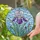 Tiffany Glass Iris Flower Blue Turquoise Mosaic - Home Decor Gift for Flower Lover Stained Glass Suncatcher - 2