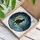 Black Cat Golden Crescent Moon Twinkling Stars - Cat Lover Home Decor Gift Stained Glass Suncatcher - 3