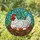 White Hen Straw Nest Eggs Farmhouse Decor - Hen Lover Gift Stained Glass Suncatcher - 1