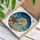 Conch Shell Starfish Scallop Shell Ocean Water Sandy Seabed Marine Coastal Home Decor Gift Stained Glass Suncatcher - 3