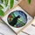 Black Cat Wildflower Poppies Daisies Landscape Sun - Home Decor Gift for Cat Lover Stained Glass Suncatcher - 3