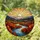 Rising Sun River Autumn Trees Mountain Hills Landscape - Home Decor Gift for Nature Lover Stained Glass Suncatcher - 1