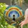 Black Dog Angel Wings Luna Rainbow Wildflowers - Pet Memorial Home Decor Gift Stained Glass Suncatcher - 2