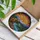 Brown Bear River Mountain Sunset Sky - Wildlife Lover Home Decor Gift Stained Glass Suncatcher - 3