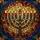 Seven-Branched Menorah with Yellow Flames Tiffany Stained Glass - Home Decor Gift Stained Glass Suncatcher - 5