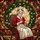 Mrs. Claus Popcorn Garland Christmas Wreath Cozy Interior - Holiday Home Decor Stained Glass Suncatcher - 5