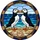 Atlantic Puffins Seashell Ocean Scene - Wildlife Lover Home Decor Gift Stained Glass Suncatcher - 5