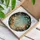 Translucent Teardrop Elements Glowing Lights Evergreen Branches Snow - Home Decor Gift Stained Glass Suncatcher - 3