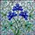 Bluebonnet Stained Glass Flowers - Floral Home Decor Gift for Nature Lovers Stained Glass Suncatcher - 5