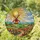 Dutch Windmill Blooming Tulip Fields Village Houses Rolling Hills Radiant Sun - Home Decor Gift Stained Glass Suncatcher - 1