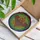 Bat with Large Outstretched Wings Rainbow Circular Frame Mosaic - Home Decor Gift Stained Glass Suncatcher - 3