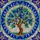 Blueberry Tree Blue Purple Berries Green Teal Foliage Tiffany Glass Mosaic - Home Decor Stained Glass Suncatcher - 5