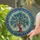 Blueberry Tree Blue Purple Berries Green Teal Foliage Tiffany Glass Mosaic - Home Decor Stained Glass Suncatcher - 2
