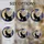 Black Cat Angel Wings Golden Moon Celestial Mosaic - Home Decor Gift for Cat Lover Stained Glass Suncatcher - 4