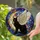 Black Cat Angel Wings Golden Moon Celestial Mosaic - Home Decor Gift for Cat Lover Stained Glass Suncatcher - 2