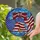 Liberty Bell Stars Stripes American Flag - Independence Day Home Decor Gift for Veterans Stained Glass Suncatcher - 2