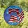 Liberty Bell Stars Stripes American Flag - Independence Day Home Decor Gift for Veterans Stained Glass Suncatcher - 1