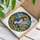 Jesus Christ Sphynx Cat Sunflowers Daisies Mosaic Fields Home Decor Gift for Cat Lover Stained Glass Suncatcher - 3