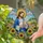 Jesus Christ Sphynx Cat Sunflowers Daisies Mosaic Fields Home Decor Gift for Cat Lover Stained Glass Suncatcher - 2