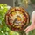 European Robin Autumn Leaves Forest Toadstools - Fall Home Decor Gift Stained Glass Suncatcher - 2