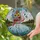 Graceful Pink Flamingo Flowers Marshland - Nature Lover Home Decor Gift Stained Glass Suncatcher - 2