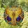 Butterfly Golden Sun Translucent Glass Mosaic - Home Decor Gift for Butterfly Lover Stained Glass Suncatcher - 1
