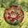 Peony Leaves Butterfly Full Bloom - Home Decor Gift for Nature Lover Stained Glass Suncatcher - 1