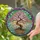 Gnarled Blossoming Cherry Bonsai Tree Filigree Stained Glass Mosaic - Home Decor Gift Stained Glass Suncatcher - 2