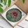 Purple Gem Lily Flower Botanical Mosaic Home Decor Gift for Floral Lovers Stained Glass Suncatcher - 3