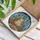 Orange White Tabby Cat Golden Crown Castle Fantasy Home Decor Gift Stained Glass Suncatcher - 3