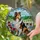 Tricolor Rough Collie Dog White Ruff Flowers Picket Fence - Home Decor Gift for Dog Lover Stained Glass Suncatcher - 2