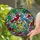 Stained Glass Cartoon Birds Leaves Vines - Home Decor Gift for Bird Lovers Stained Glass Suncatcher - 2