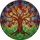 Tiffany Stained Glass Mosaic Tree of Life Gnarled Branches Floral Canopy - Home Decor Gift Stained Glass Suncatcher - 5