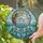 Two Wolves Dreamcatcher Feathers Sky - Wildlife Lover Home Decor Gift for Wolf Lover Stained Glass Suncatcher - 2