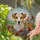 Jack Russell Terrier Dog Stained Glass Flowers Garden Home Decor Gift for Dog Lover Stained Glass Suncatcher - 2