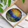 Radiant Sun Moon Mountain Ranges Pine Forest Winding Path - Home Decor Gift Stained Glass Suncatcher - 3