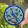 Blue Jay Stained Glass Flowers Branch Mosaic - Home Decor Gift for Bird Lover Stained Glass Suncatcher - 2