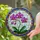 Purple Phalaenopsis Orchid Mosaic - Home Decor Gift for Orchid Lover Stained Glass Suncatcher - 2