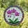 Purple Phalaenopsis Orchid Mosaic - Home Decor Gift for Orchid Lover Stained Glass Suncatcher - 1