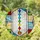 Seven Faceted Crystals Amber Stone Geometric Mosaic - Home Decor Gift Stained Glass Suncatcher - 1