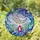 Woven Crescent Moon Dreamcatcher Pink Agate Geode Crystal Celestial Nebulae Home Decor Gift Stained Glass Suncatcher - 1