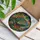 Iguana Head Prominent Spiky Crest Tropical Foliage Geometric Home Decor Gift Stained Glass Suncatcher - 3