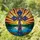 Stained Glass Christian Cross Sunrise Sunset Landscape - Home Decor Gift for Christian Faith Stained Glass Suncatcher - 1