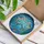 Hammerhead Shark Heart Ocean Currents Coral Home Decor Gift for Ocean Lovers Stained Glass Suncatcher - 3