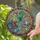 Jeweled Parrot Turtle Spider Stained Glass - Home Decor Wildlife Lover Gift Stained Glass Suncatcher - 2