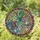 Jeweled Parrot Turtle Spider Stained Glass - Home Decor Wildlife Lover Gift Stained Glass Suncatcher - 1