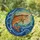 Robust Fish Stained Glass Flowing Water Depths - Wildlife Lover Home Decor Gift Stained Glass Suncatcher - 1